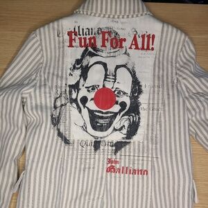 John Galliano Boys size 6 Iconic Clown Blazer